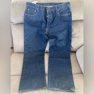 Men’s Levi straight leg button fly 38/30